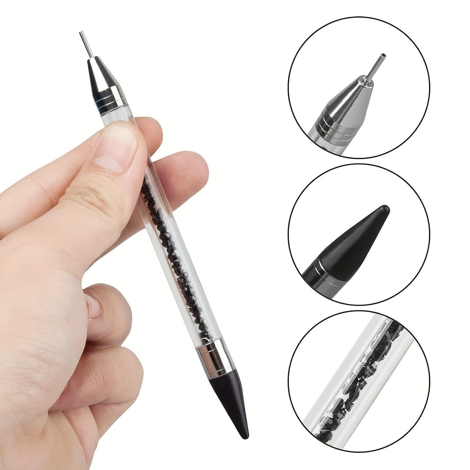 Nail Art Dotting Tool - قلم شمع مزدوج الطرف لتحديد ووضع