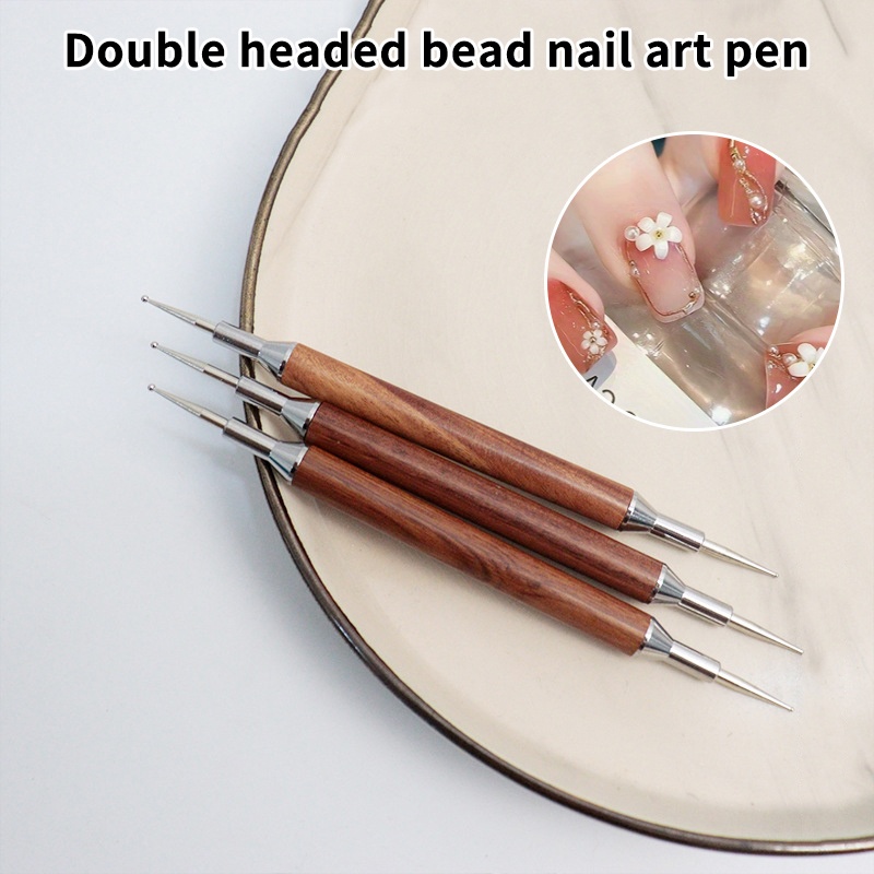 قلم تزيين الأظافر من خشب الصند - مراجعة Nail Art Dotting Tool وسعره