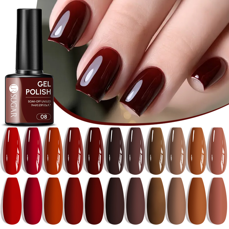 UR SUGAR 7 مللي سلسلة الكرز ال - مراجعة Nail Art Red Wine وسعره