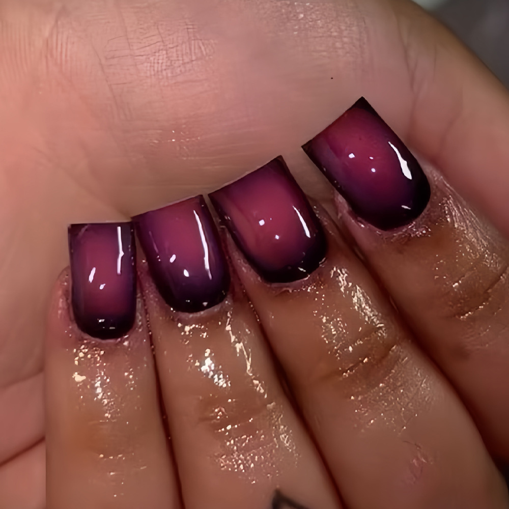 أظافر صناعية قصيرة مربعة الشكل - مراجعة Nail Art French Nails وسعره