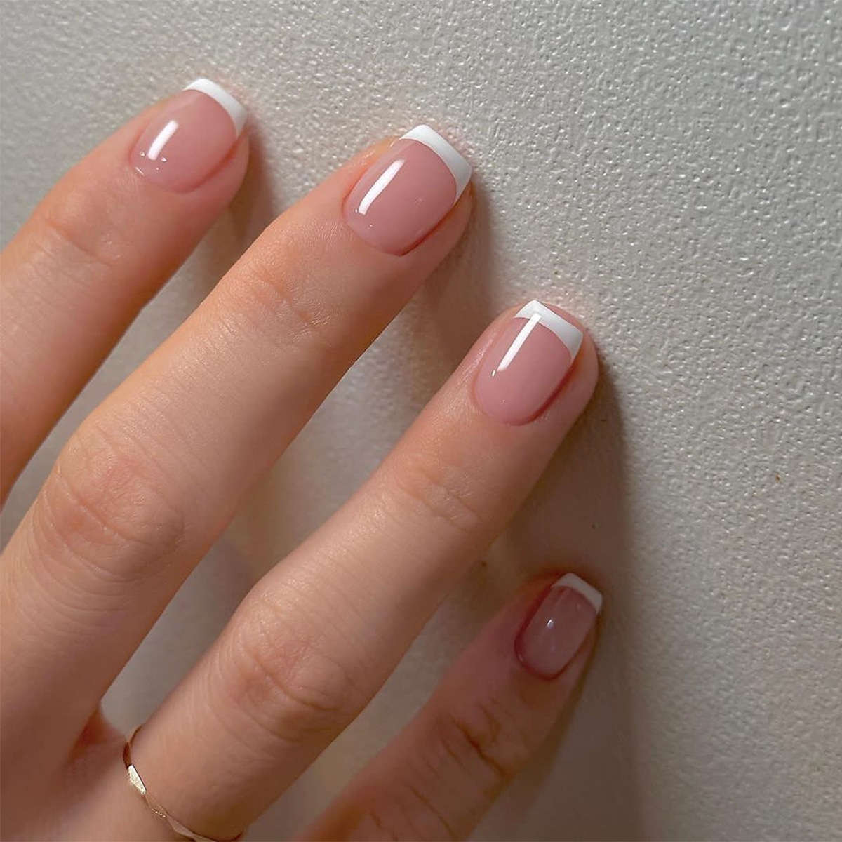 24 قطعة/مجموعة أظافر صناعية قص - مراجعة Nail Art French Nails وسعره