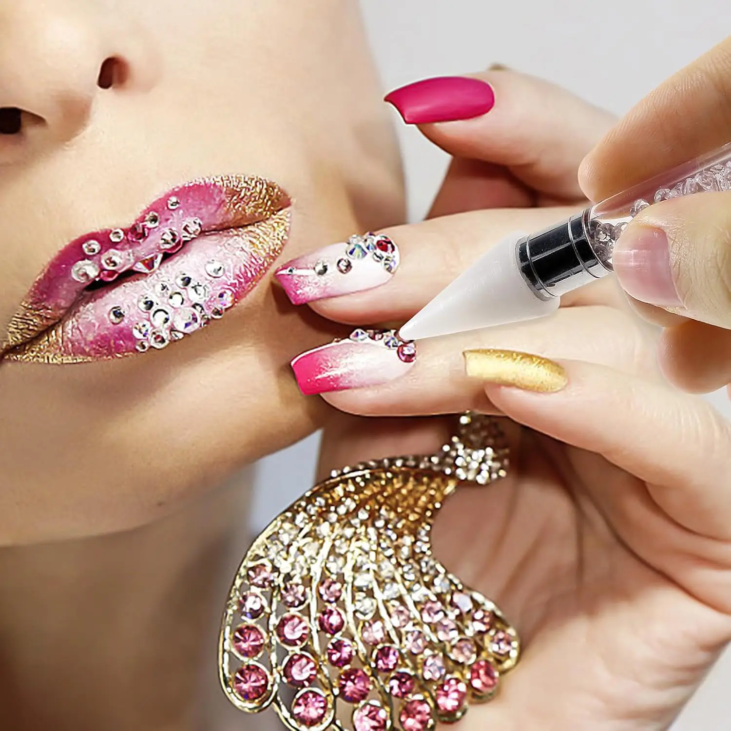 قلم شمع مزدوج الطرف لتحديد ووض - مراجعة Nail Art Dotting Tool وسعره