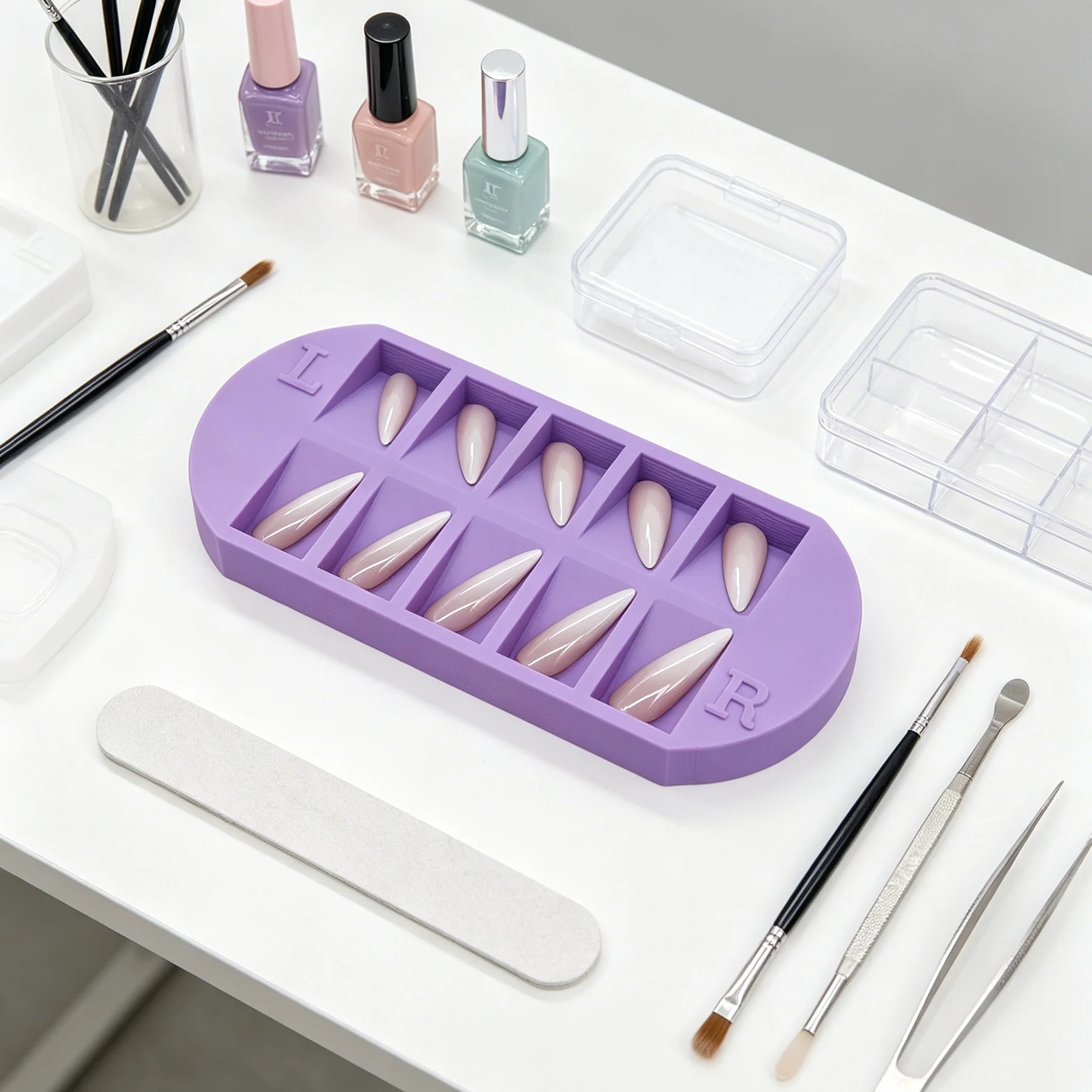 صينية تخزين أطراف الأظافر ذات  - مراجعة Nail Art Quotes وسعره