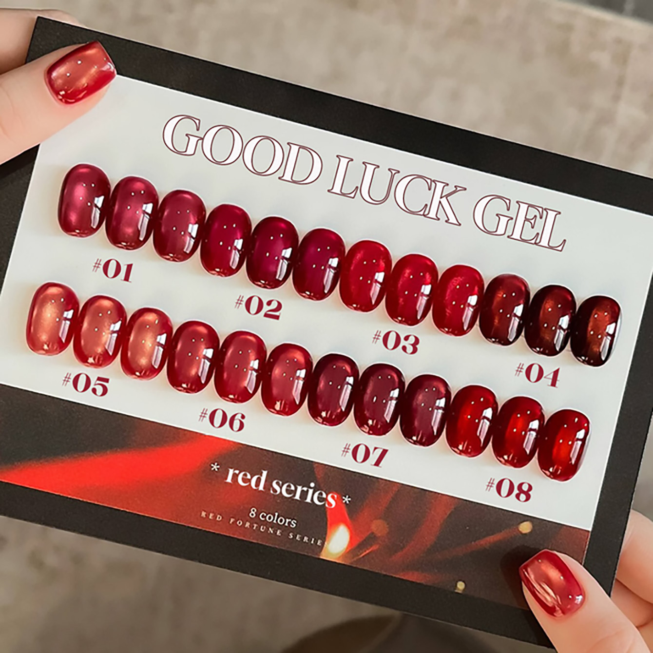 1-8 قطع طلاء أظافر جل TC بتصمي - مراجعة Nail Art Red Wine وسعره