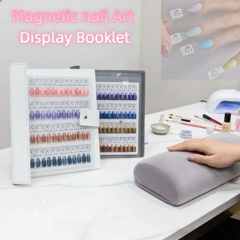 كتاب عينات ألوان الأظافر المغن - مراجعة Nail Art Navy وسعره