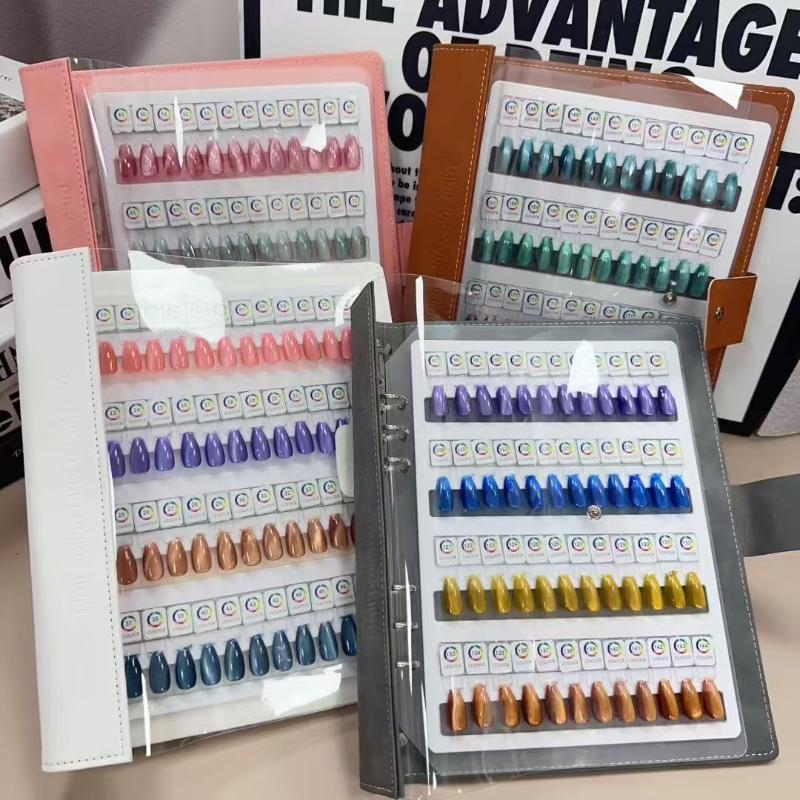 كتاب عينات ألوان الأظافر المغن - مراجعة Nail Art Navy وسعره