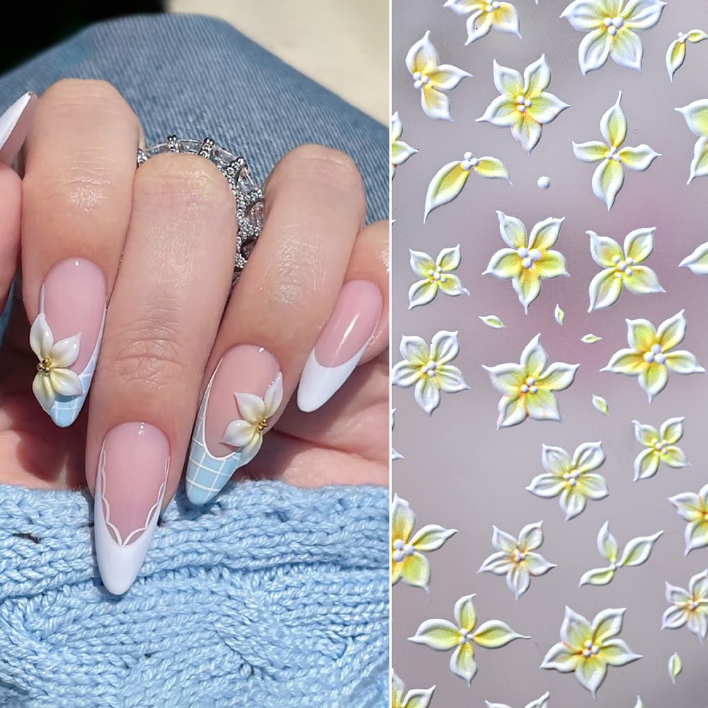 ملصقات أظافر ثلاثية الأبعاد بت - مراجعة Nail Art Ombre Pink وسعره