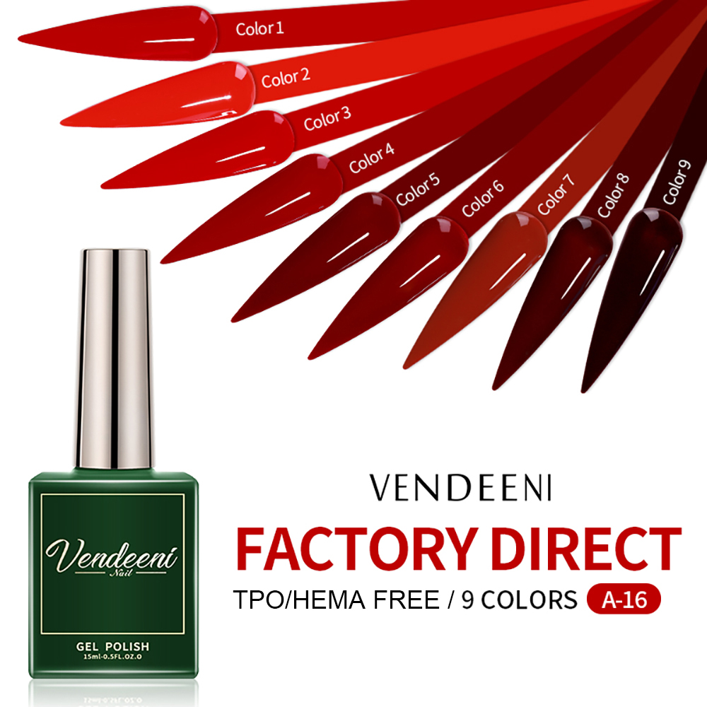 طلاء أظافر جل من فينديني بـ 9  - مراجعة Nail Art Red Wine وسعره