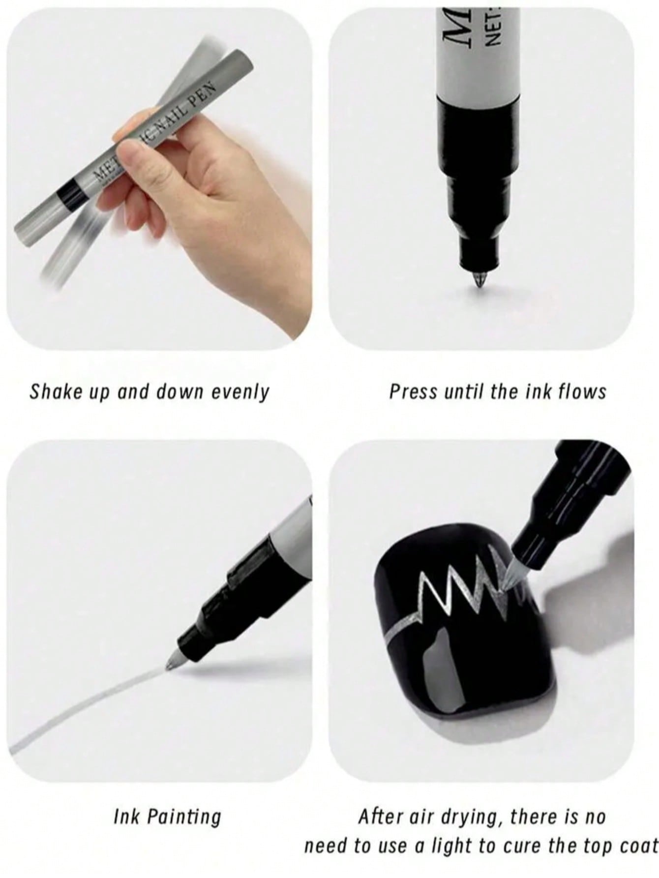 قلم فن الأظافر 0.8 مم، أبيض أس - مراجعة Nail Art Dotting Tool وسعره
