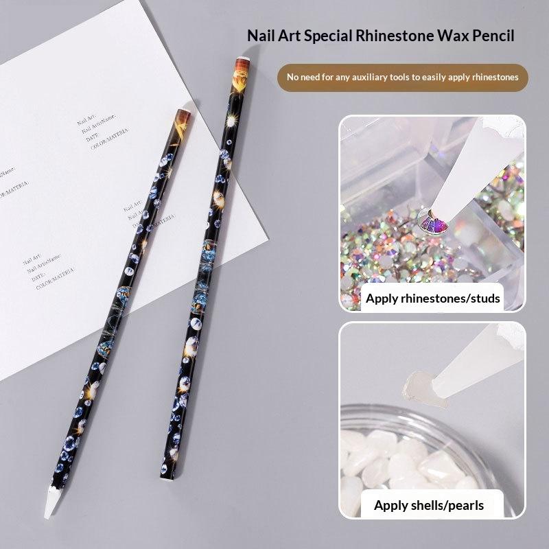 أداة لاصطياد أحجار الراين بدون - مراجعة Nail Art Dotting Tool وسعره