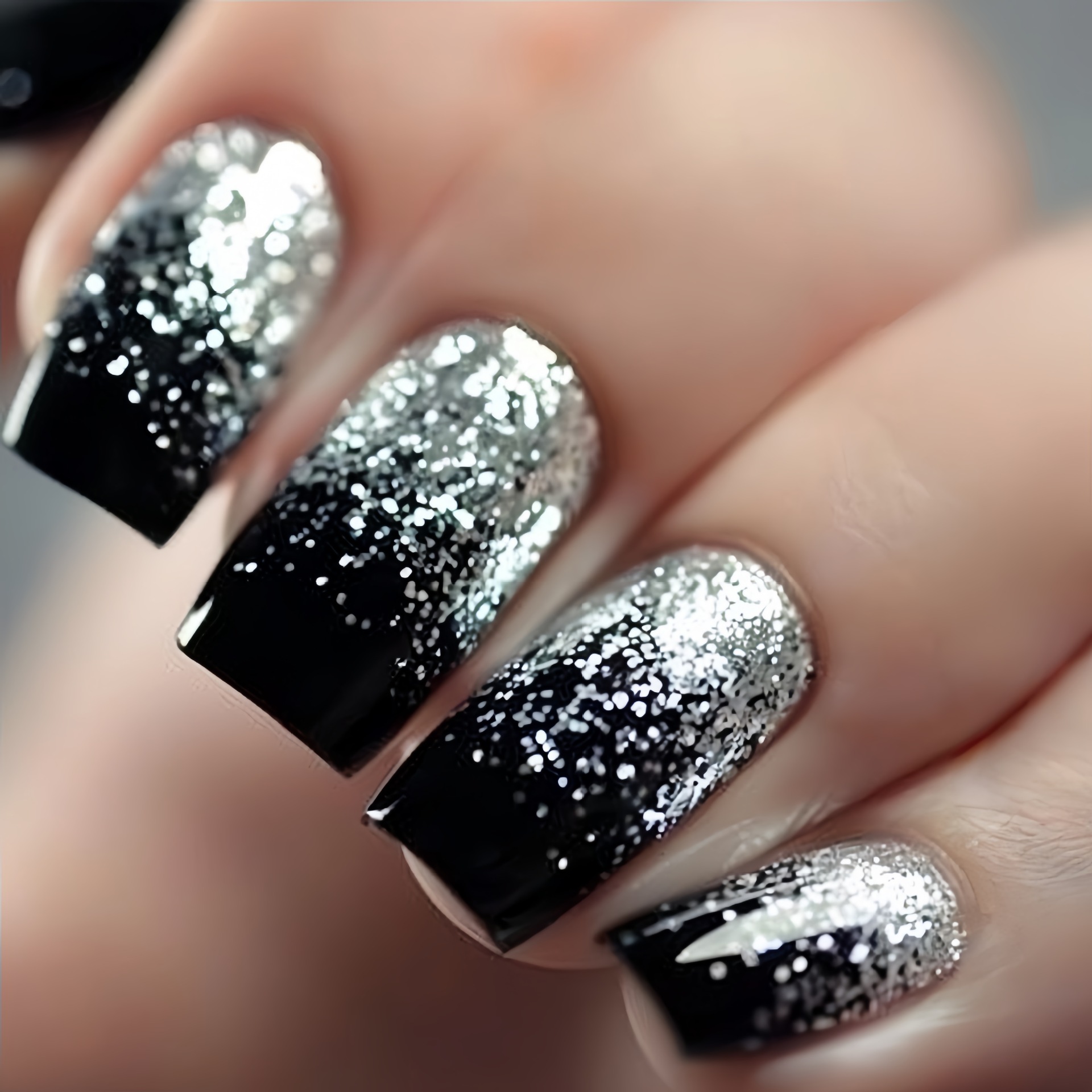 أظافر صناعية قصيرة متوسطة متدر - مراجعة Nail Art French Nails وسعره
