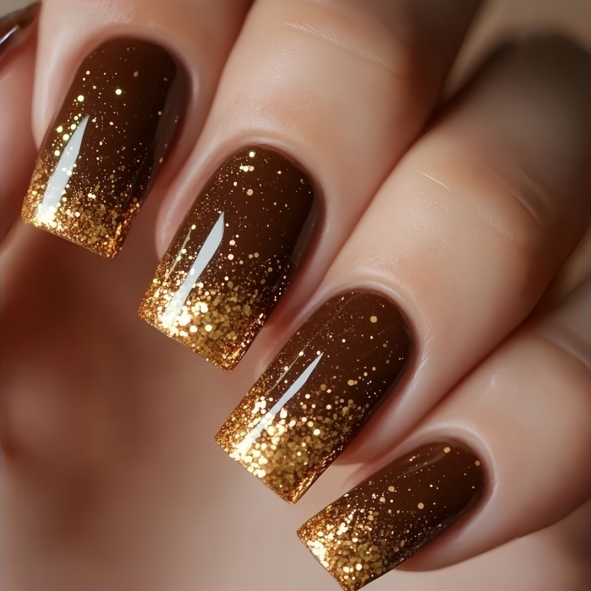 أظافر صناعية قصيرة متوسطة متدر - مراجعة Nail Art French Nails وسعره
