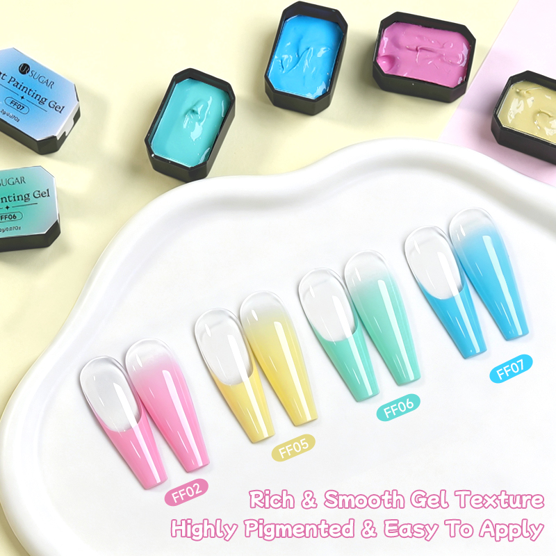 طلاء أظافر جل UR SUGAR باللون  - مراجعة Nail Art Ombre Pink وسعره